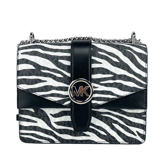 NEW Michael Kors Greenwich Small Shoulder Flap Crossbody...